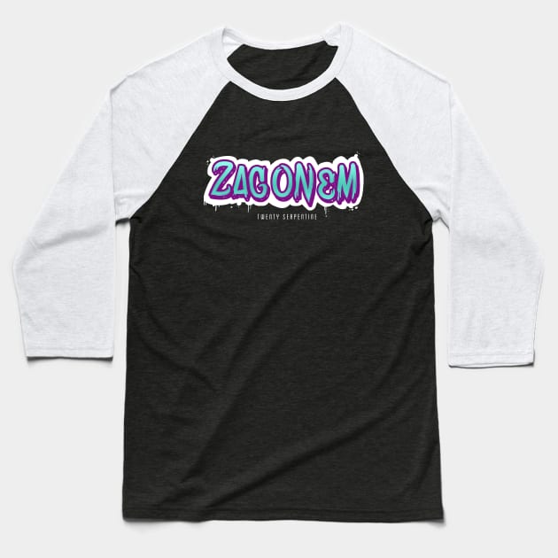 Zag On Em Baseball T-Shirt by austindlight